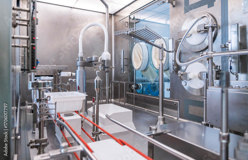 Biomedical pre-filled syringe filling production line