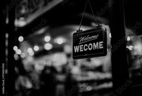 Black and white image of a 