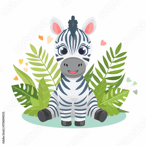 Niedliches Zebra