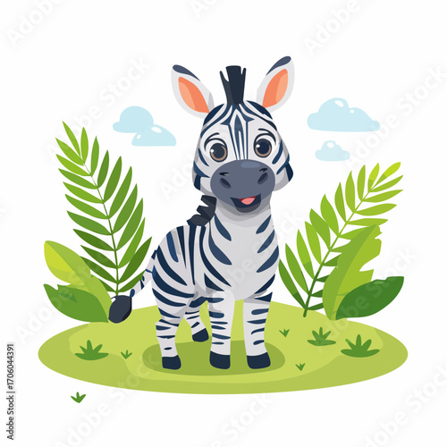 Niedliches Zebra