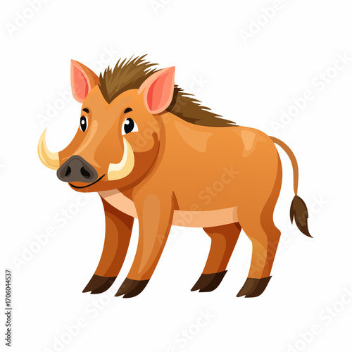 Niedliches Warzenschwein