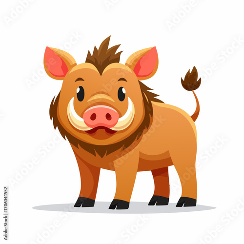 Niedliches Warzenschwein