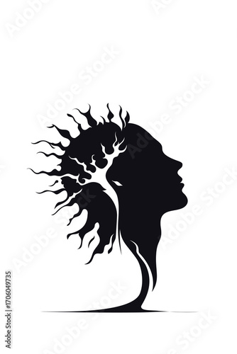 Burnout, Chaos, Subconscious, Manipulation, Mind, thoughts, head, hand, manipulator, narcissist, psychology, success, artwork, vector