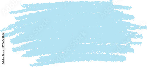 a soft blue crayon strokes on white background