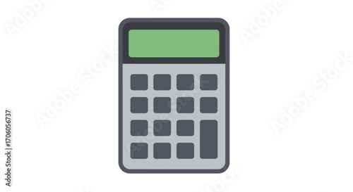 Modern calculator design for financial calculations and business planning simplified