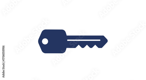 Unlock security with this classic key icon for your design, perfect for websites and apps