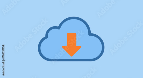 Download from Cloud Icon
