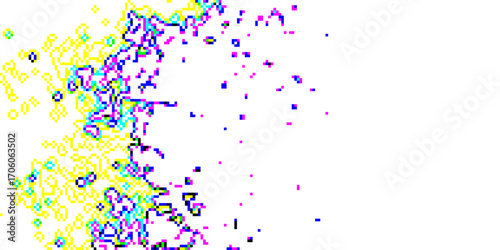 abstract background with colorful splashes