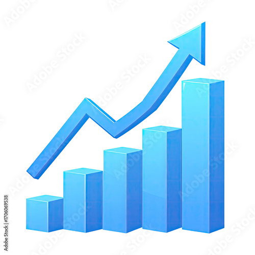 Light blue upward trending bar graph Free Download Light blue upward trending bar graph - GFXLoad