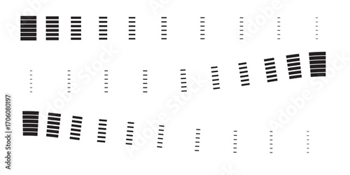 Abstract Pattern of Vertical and Diagonal Lines.