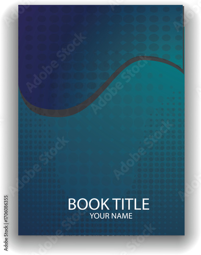 annual book cover for books, magazines, brochures in A4 format. Business vector set. Brochure title sheet. Abstract