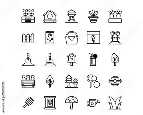 Charming Garden Icons Celebrate Nature's Beauty and Outdoor Living Serenity