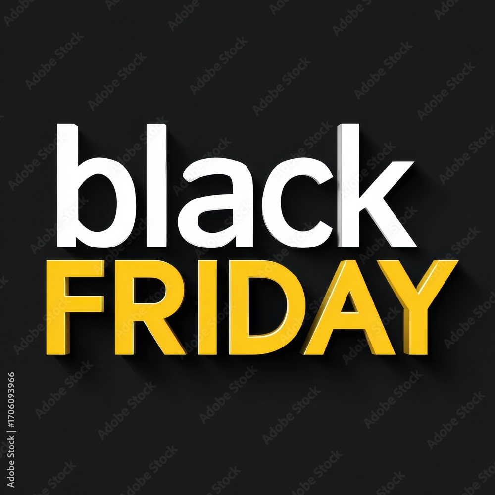 Fototapeta premium BLACK FRIDAY