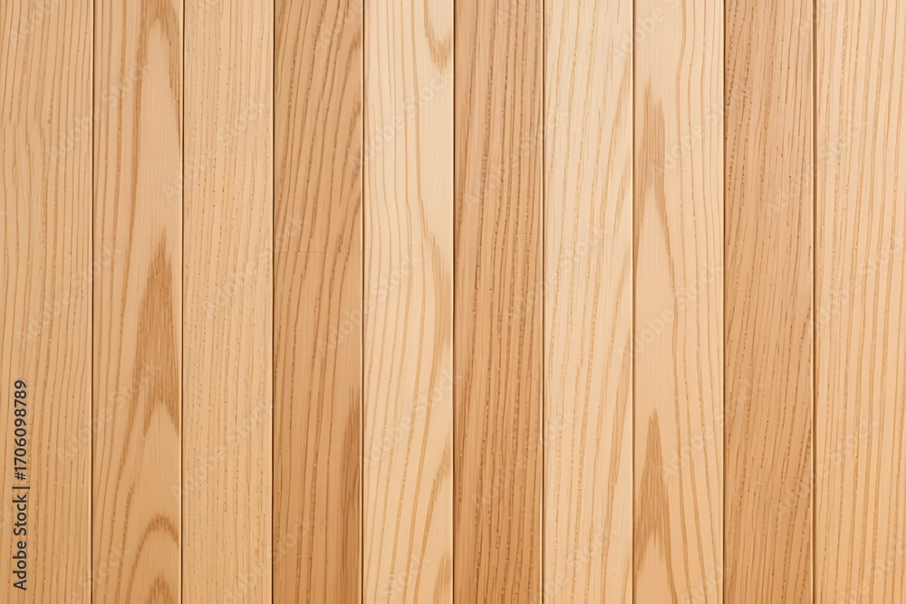 Fototapeta premium Natural light wood texture background with seamless wooden plank pattern design