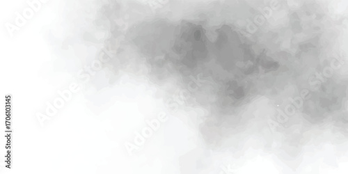 An abstract image of black and white smoke clouds on a dark sky	