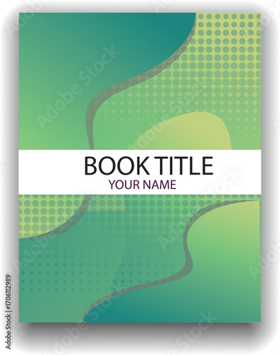 annual book cover for books, magazines, brochures in A4 format. Business vector set. Brochure title sheet. Abstract