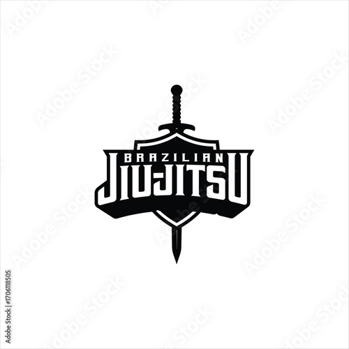 Jiu-jitsu martial arts logo