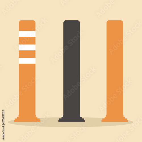traffic pole icon collection