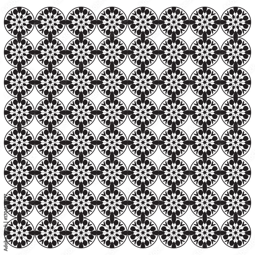 Fototapeta premium Classic Patterns on Bandanas modern paisley and floral background, vector illustration