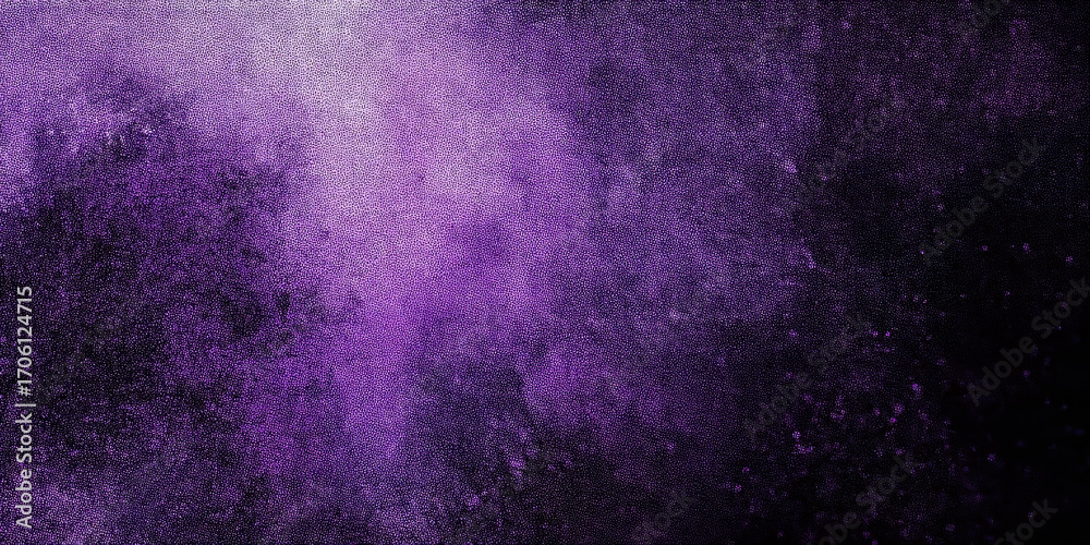 Fototapeta premium Purple starry nebula with cosmic dust effects.