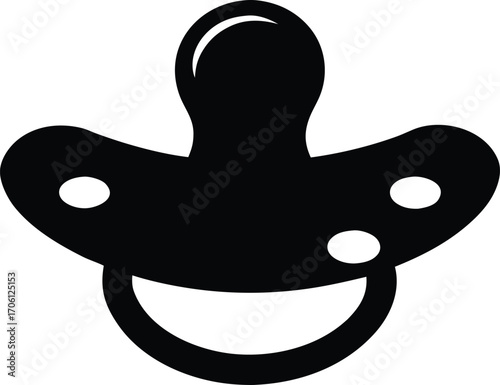 child comfort nipple pacifier vector design
