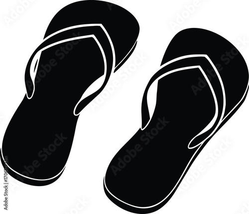 comfortable flat footwear vector design
