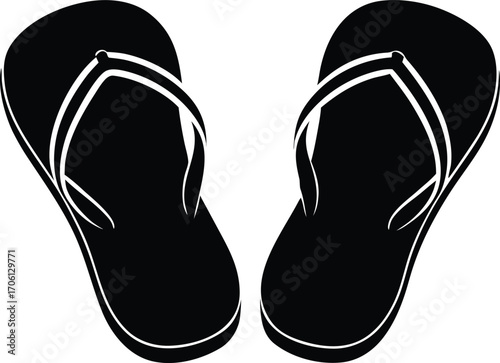 comfortable flat footwear vector design
