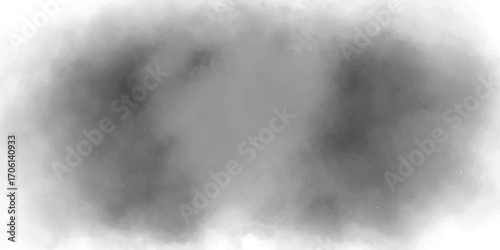 Water drops on a dark abstract background with mist and fog