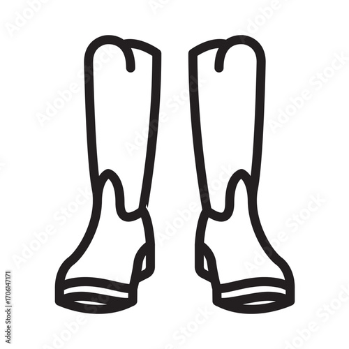 hand drawn illustration of a pair of shoes