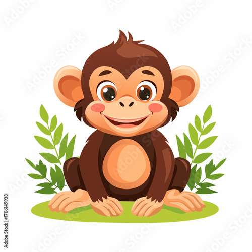 Niedlicher Chimpanse