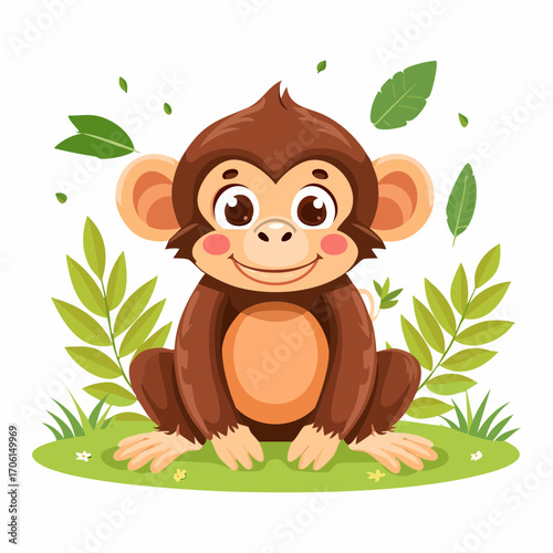 Niedlicher Chimpanse