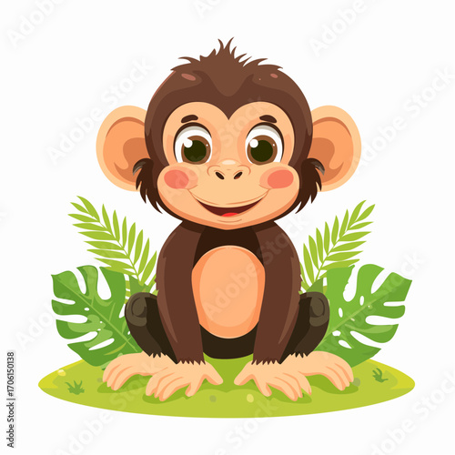 Niedlicher Chimpanse