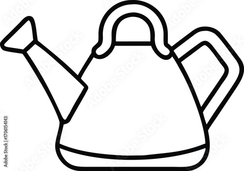 illustration of a watering can