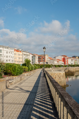 View of Old town in spain