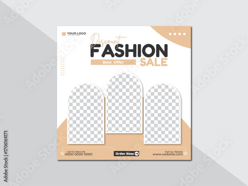 Stylish Fashion Sale Banner for Social Media