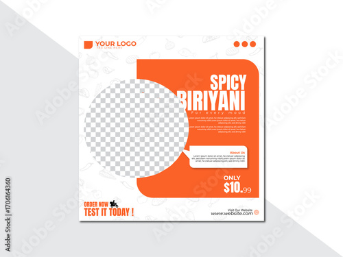 Fast Food Social Media Flyer and Banner Template