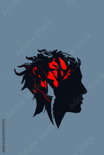 Burnout, Chaos, Subconscious, Manipulation, Mind, thoughts, head, manipulator, narcissist, psychology, success, artwork, vector