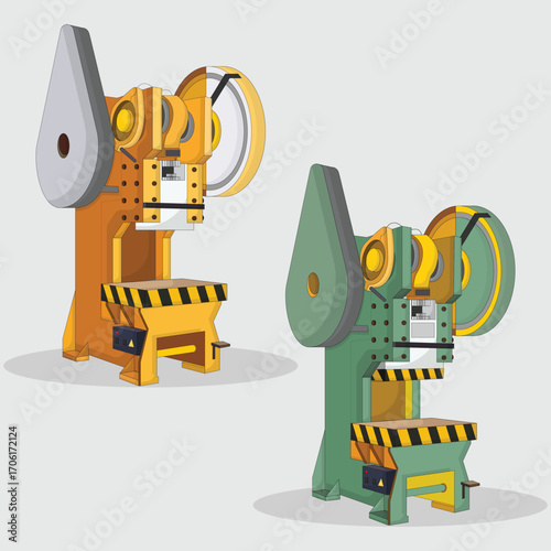 Power Press Machine.eps