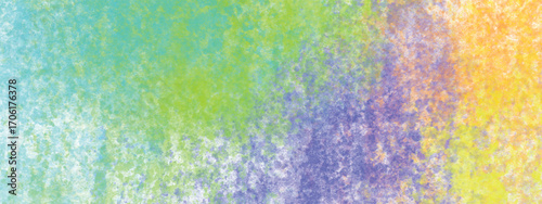 Abstract art composition with expressive brush strokes and dreamy gradient