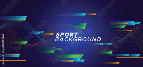 Dynamic motion sports background design. sports pattern