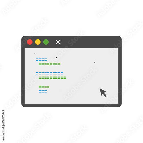Free Download Computer screen displaying code snippets with a cursor, representing programming activity - GFXLoad
