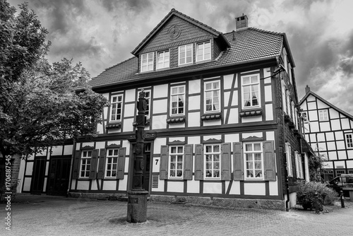 Fachwerkhaus in der Stadt