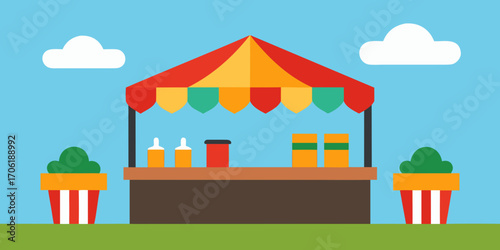 circus tent in the park