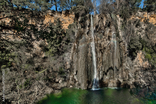 Waterfall in Sillans-la-Cascade, Provence, France