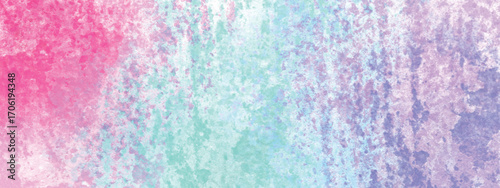 Abstract gradient art wall with surreal fluid impression and modern brush details
