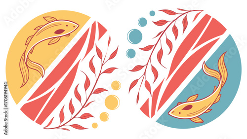 Vector illustration of abstract colorful swirling pattern with soft pastel colors and a sense of movement, evoking a dreamlike or ethereal quality