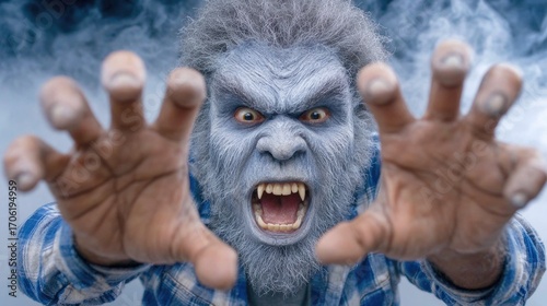 Angry Werewolf Attacking