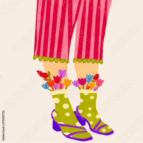illustration of a pair of boots