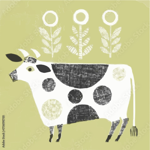 cow on a meadow