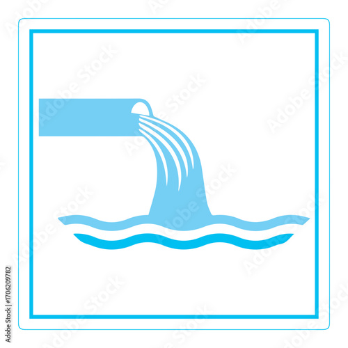 Water Discharge Icon